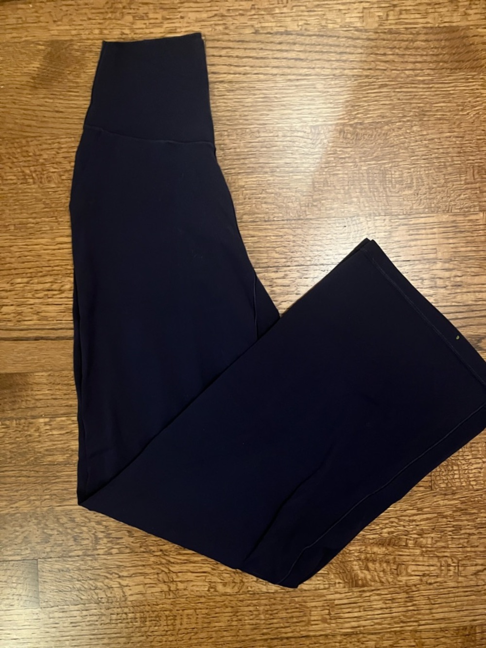aerie High-Waist Wide-Leg Pants — Navy